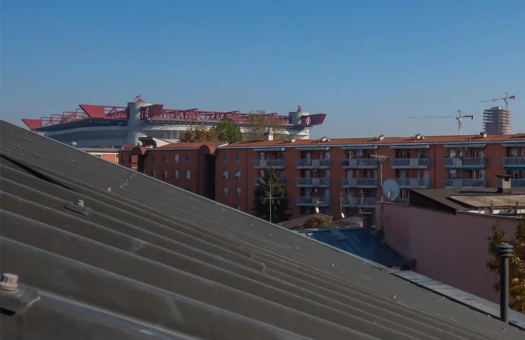 Milano San Siro sky view posto auto gratuito-1